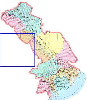 carte de Oblast d'Astrakhan