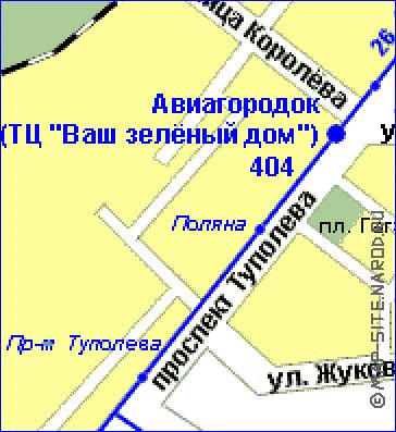 carte de Aviagorodok