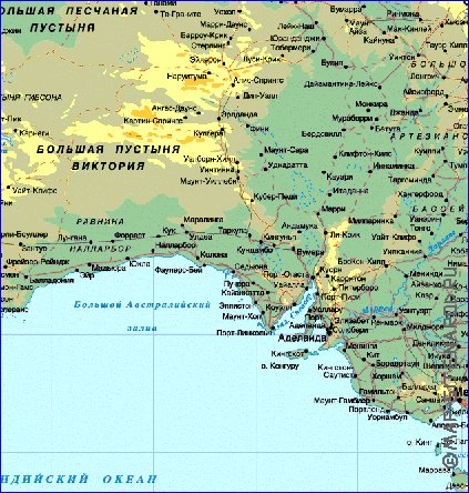 Fisica mapa de Australia