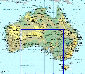 Fisica mapa de Australia