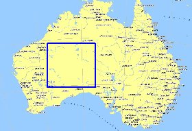 mapa de Australia