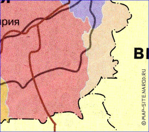 Administratives carte de Autriche