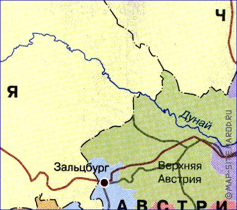 Administratives carte de Autriche