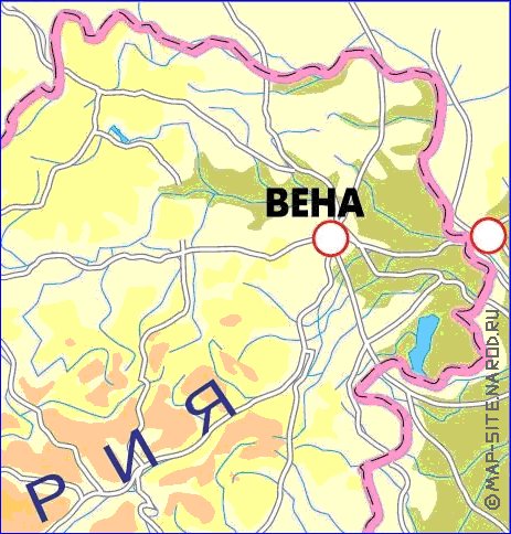 Fisica mapa de Austria