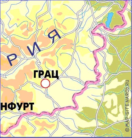 Fisica mapa de Austria