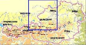 Fisica mapa de Austria