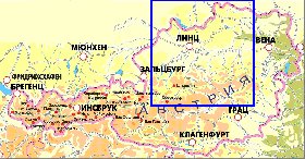 Fisica mapa de Austria