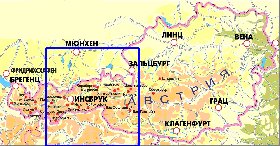 Fisica mapa de Austria