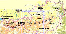 Fisica mapa de Austria