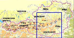 Fisica mapa de Austria