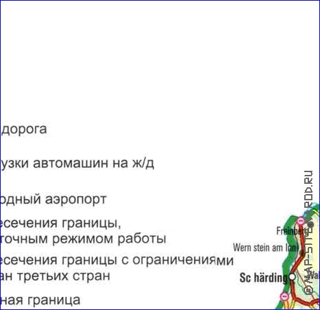 mapa de Austria em alemao