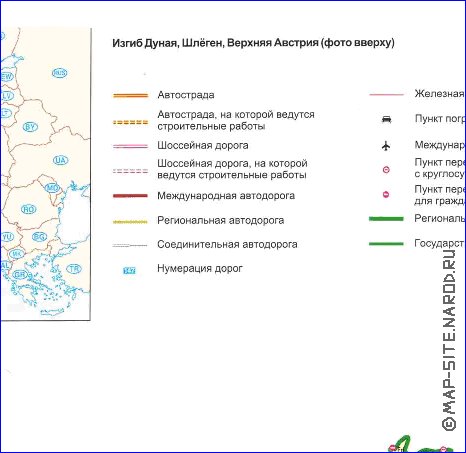 mapa de Austria em alemao