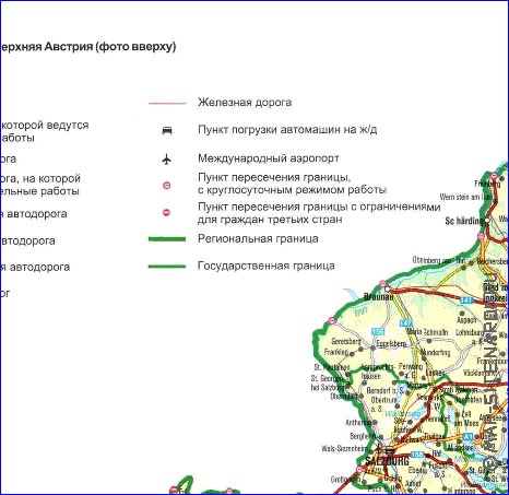 carte de Autriche en allemand