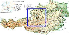 carte de Autriche en allemand