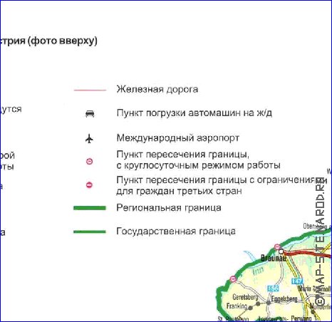 mapa de Austria em alemao