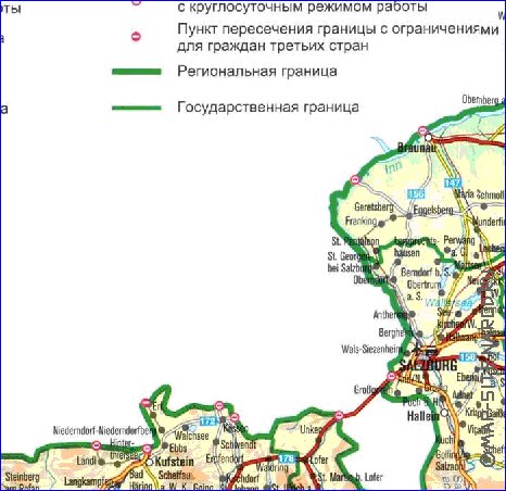 mapa de Austria em alemao