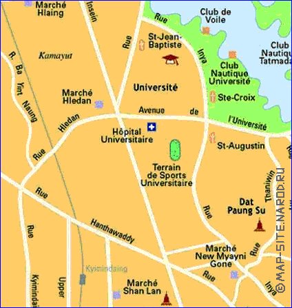 carte de Rangoon
