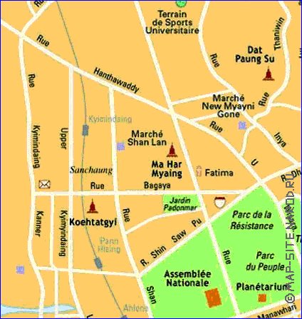 carte de Rangoon