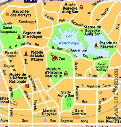 carte de Rangoon