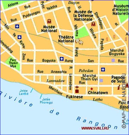 carte de Rangoon