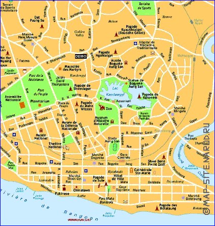 carte de Rangoon