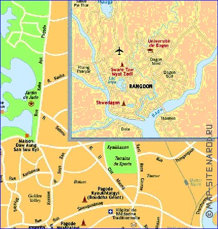 carte de Rangoon