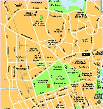 carte de Rangoon