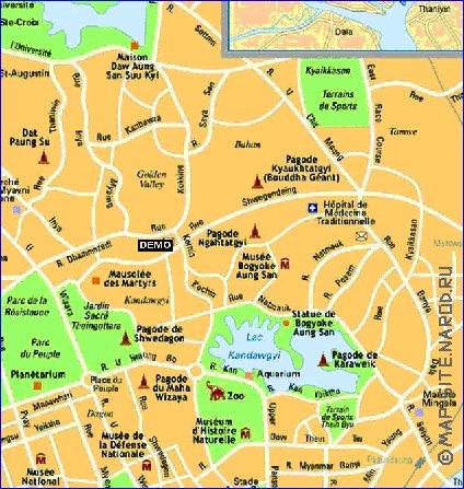 carte de Rangoon