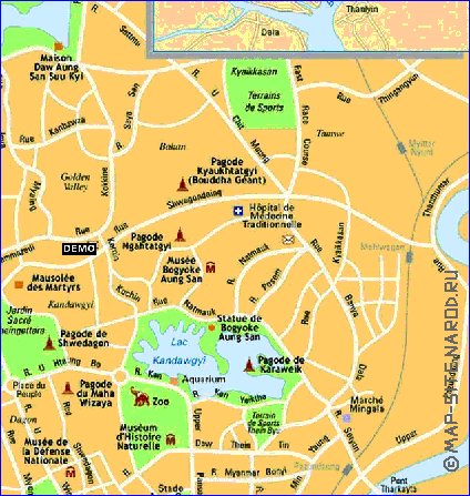 carte de Rangoon