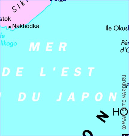 mapa de Japao