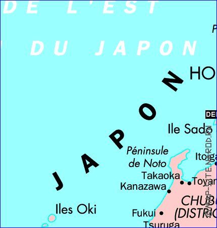 carte de Japon